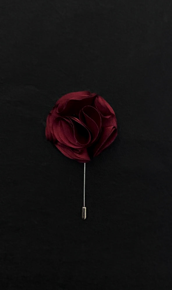 Wine Flower Pin