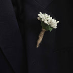 White Baby Flower Pin