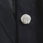 Classic White Flower Pin
