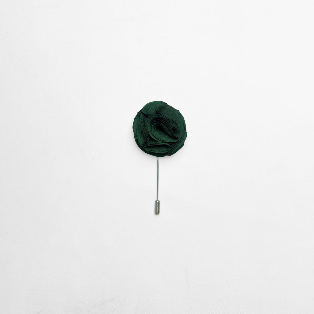 Emerald green Flower Pin