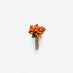 Orange Baby Flower Pin