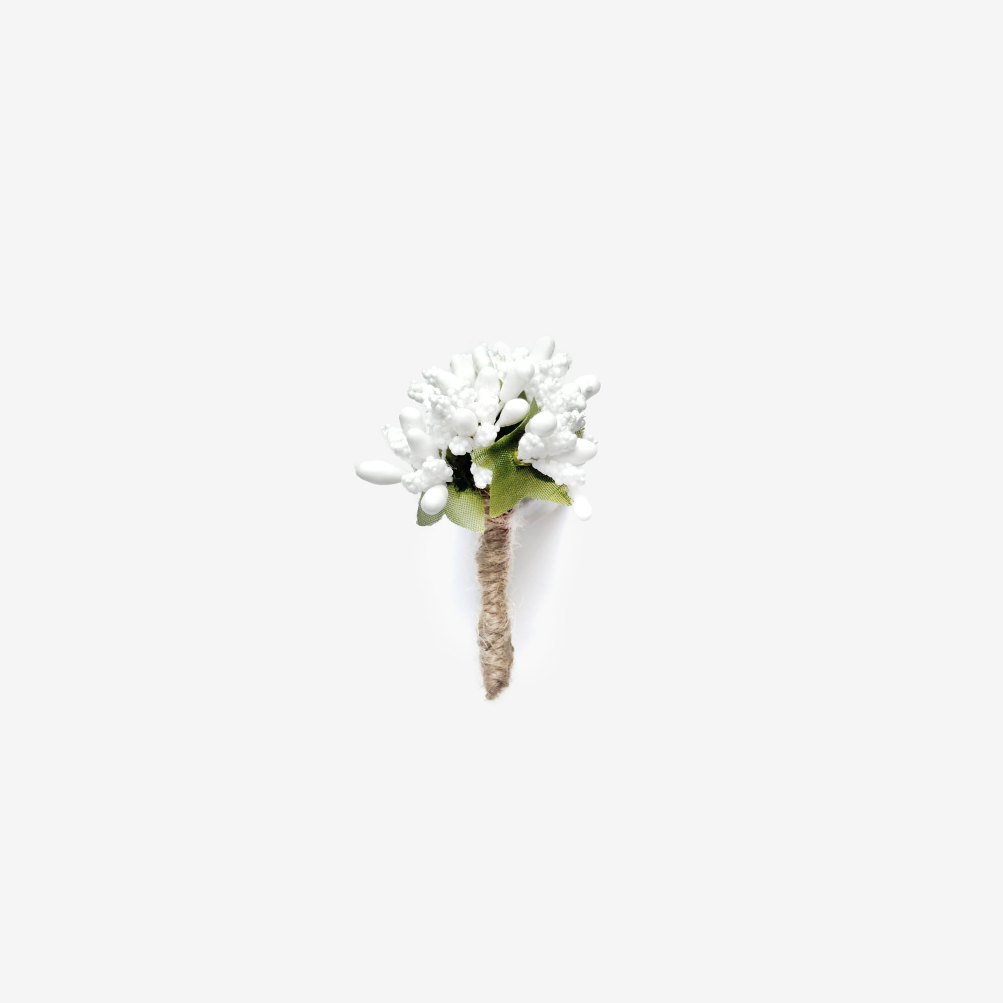 White Baby Flower Pin