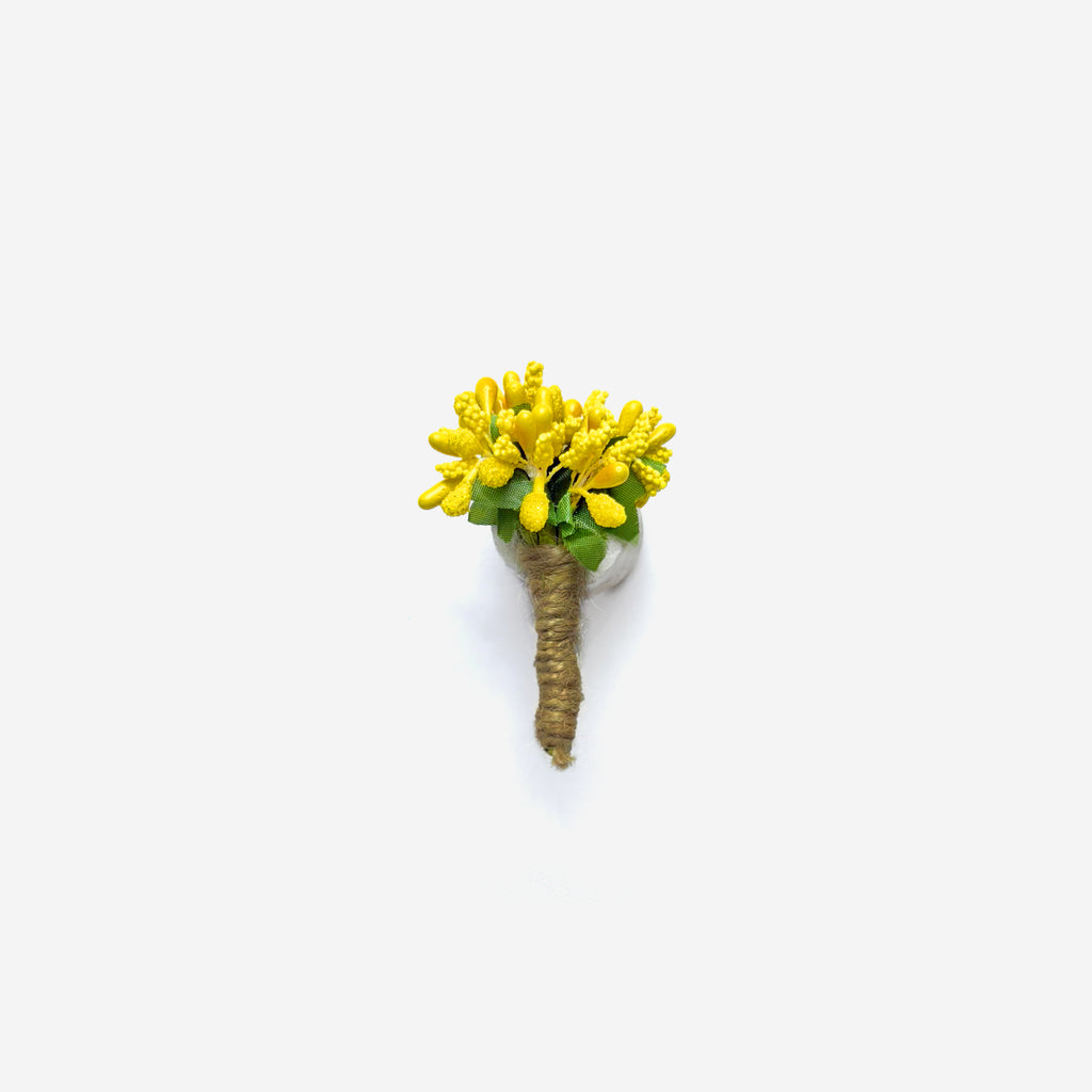 Yellow Baby Flower Pin